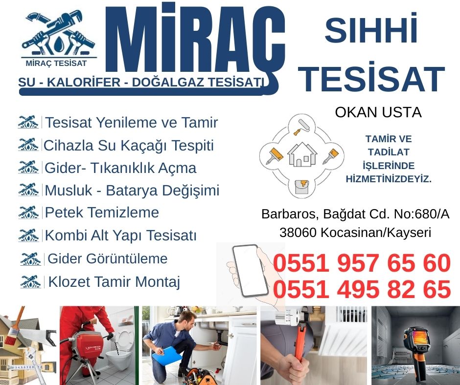 kayseri su tesisatçısı